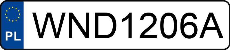 Numer rejestracyjny WND 1206A posiada TOYOTA Corolla 1.5 MR`19 E6 Comfort - WND1206A Numer rejestracyjny WND 1206A posiada TOYOTA Corolla 1.5 MR`19 E6 Comfort - WND1206A