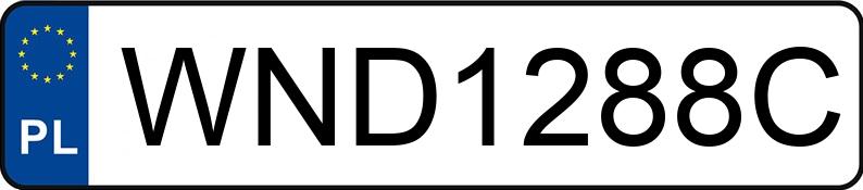 Numer rejestracyjny WND 1288C posiada FIAT DUCATO - WND1288C Numer rejestracyjny WND 1288C posiada FIAT DUCATO - WND1288C