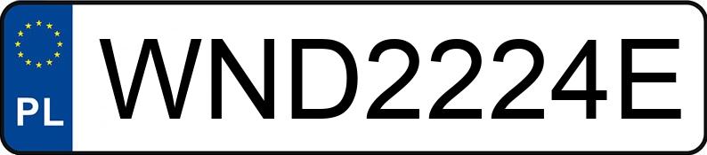 Numer rejestracyjny WND 2224E posiada DAF XF 480 FT - WND2224E Numer rejestracyjny WND 2224E posiada DAF XF 480 FT - WND2224E