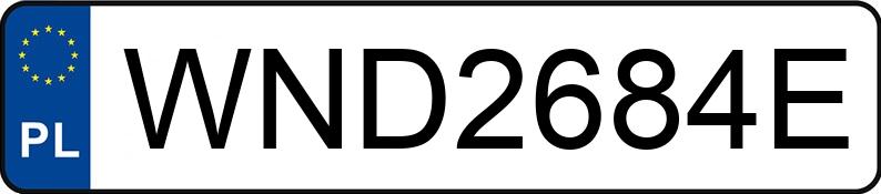 Numer rejestracyjny WND 2684E posiada RENAULT ARKANA - WND2684E