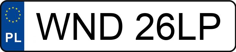 Numer rejestracyjny WND 26LP posiada VOLKSWAGEN PASSAT 1.9 TDI KOMBI - WND26LP Numer rejestracyjny WND 26LP posiada VOLKSWAGEN PASSAT 1.9 TDI KOMBI - WND26LP
