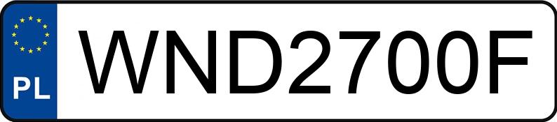 Numer rejestracyjny WND 2700F posiada ROLLS-ROYCE Wraith MR`13 E5 Wraith - WND2700F