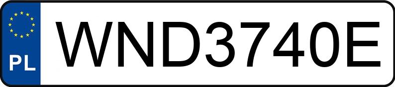 Numer rejestracyjny WND 3740E posiada PORSCHE Cayenne II 3.0 DPF MR`10 E5 Tiptronic S - WND3740E