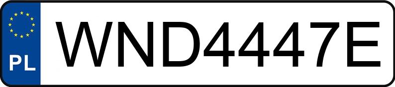 Numer rejestracyjny WND 4447E posiada OPEL CORSA - WND4447E