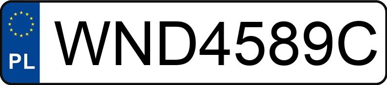 Numer rejestracyjny WND 4589C posiada TOYOTA TOYOTA YARIS - WND4589C Numer rejestracyjny WND 4589C posiada TOYOTA TOYOTA YARIS - WND4589C