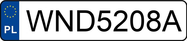 Numer rejestracyjny WND 5208A posiada CHRYSLER Voyager 3.8 Kat. MR`96 LX AWD Aut. - WND5208A Numer rejestracyjny WND 5208A posiada CHRYSLER Voyager 3.8 Kat. MR`96 LX AWD Aut. - WND5208A