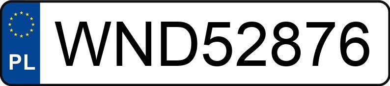 Numer rejestracyjny WND 52876 posiada OPEL ASTRA NOTCHBACK - WND52876