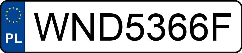 Numer rejestracyjny WND 5366F posiada BMW 323 TI - WND5366F