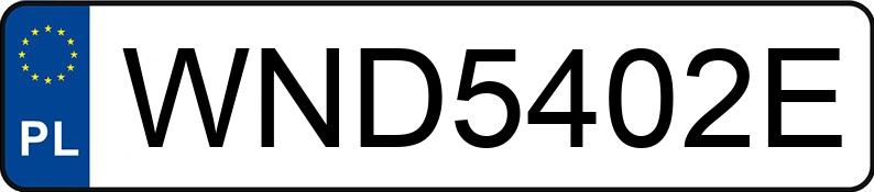 Numer rejestracyjny WND 5402E posiada MERCEDES-BENZ CLA 250 MR`13 E5 117 CLA 250 MR`13 E5 117 - WND5402E