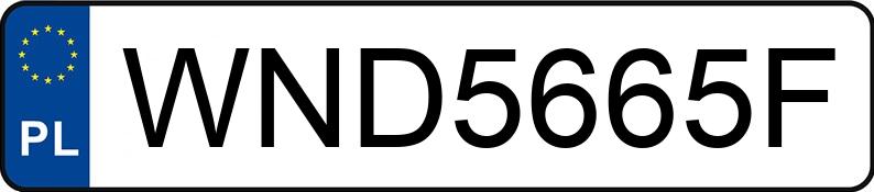 Numer rejestracyjny WND 5665F posiada BMW 530 3.0 D - WND5665F Numer rejestracyjny WND 5665F posiada BMW 530 3.0 D - WND5665F