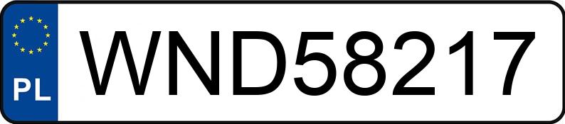 Numer rejestracyjny WND 58217 posiada SUZUKI SWIFT - WND58217 Numer rejestracyjny WND 58217 posiada SUZUKI SWIFT - WND58217
