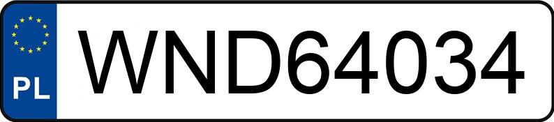 Numer rejestracyjny WND 64034 posiada BMW X5 - WND64034