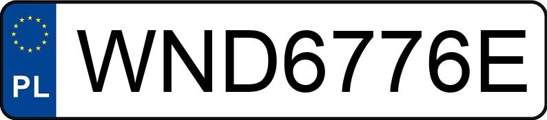Numer rejestracyjny WND 6776E posiada RENAULT/MOTOWEKTOR MASTER - WND6776E
