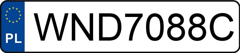 Numer rejestracyjny WND 7088C posiada BMW 318D - WND7088C