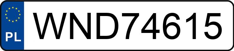 Numer rejestracyjny WND 74615 posiada CITROEN JUMPER - WND74615