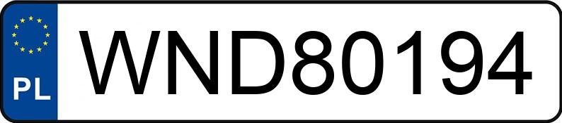 Numer rejestracyjny WND 80194 posiada HONDA CR-V 1.6 DTEC MR`15 E5 Comfort - WND80194