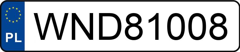 Numer rejestracyjny WND 81008 posiada CITROEN SAXO - WND81008 Numer rejestracyjny WND 81008 posiada CITROEN SAXO - WND81008