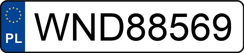 Numer rejestracyjny WND 88569 posiada PEUGEOT 307 SW 1.6 MR`02 E3 307 SW 1.6 MR`02 E3 - WND88569