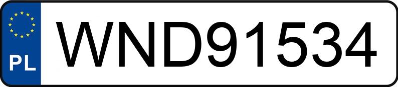 Numer rejestracyjny WND 91534 posiada FORD Focus C-Max 2.0 TDCi MR`03 E3 Ghia - WND91534