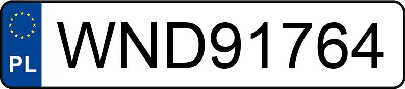 Numer rejestracyjny WND 91764 posiada RENAULT CLIO - WND91764 Numer rejestracyjny WND 91764 posiada RENAULT CLIO - WND91764