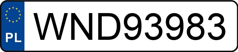 Numer rejestracyjny WND 93983 posiada FIAT SEICENTO - WND93983 Numer rejestracyjny WND 93983 posiada FIAT SEICENTO - WND93983