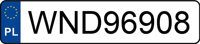 Numer rejestracyjny WND 96908 posiada RENAULT Fluence dCi MR`13 E5 Life 110 - WND96908