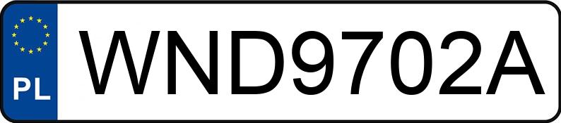 Numer rejestracyjny WND 9702A posiada BMW 316 - WND9702A Numer rejestracyjny WND 9702A posiada BMW 316 - WND9702A