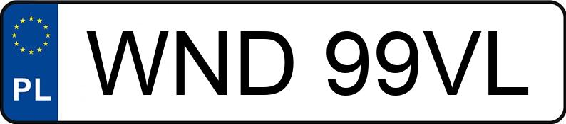 Numer rejestracyjny WND 99VL posiada TOYOTA COROLLA 1.4 D-4D - WND99VL Numer rejestracyjny WND 99VL posiada TOYOTA COROLLA 1.4 D-4D - WND99VL