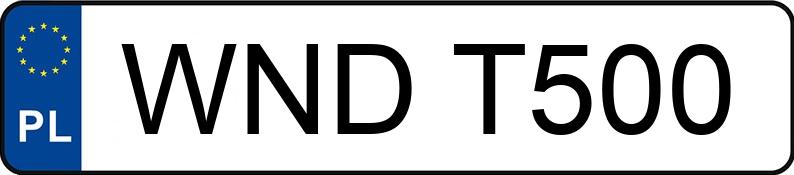 Numer rejestracyjny WND T500 posiada OPEL Astra II 1.6 MR`98 Start - WNDT500 Numer rejestracyjny WND T500 posiada OPEL Astra II 1.6 MR`98 Start - WNDT500