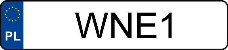Numer rejestracyjny WNE 1 posiada AUDI A8 - WNE1