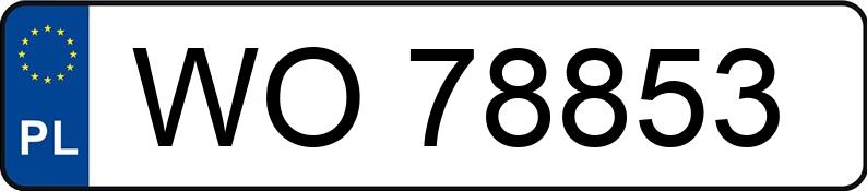 Numer rejestracyjny WO 78853 posiada PEUGEOT 308 - WO78853