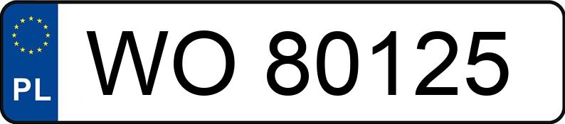 Numer rejestracyjny WO 80125 posiada BMW 530D - WO80125