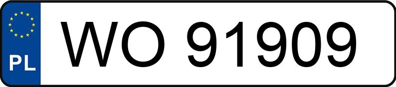 Numer rejestracyjny WO 91909 posiada BMW 320 Diesel MR`12 E5 F30 Ef.Dyn. Edition - WO91909 Numer rejestracyjny WO 91909 posiada BMW 320 Diesel MR`12 E5 F30 Ef.Dyn. Edition - WO91909