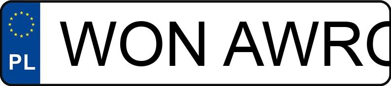 Numer rejestracyjny WON AWRO posiada BMW - WONAWRO Numer rejestracyjny WON AWRO posiada BMW - WONAWRO