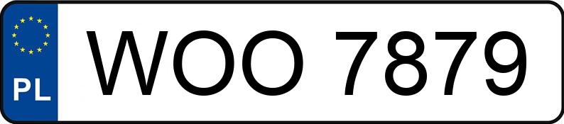 Numer rejestracyjny WOO 7879 posiada Mercedes W123 - WOO7879