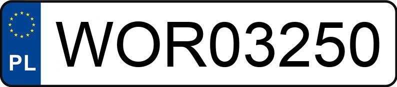 Numer rejestracyjny WOR 03250 posiada PEUGEOT Partner II 1.6 HDI MR`02 E4 Trendy 90 - WOR03250