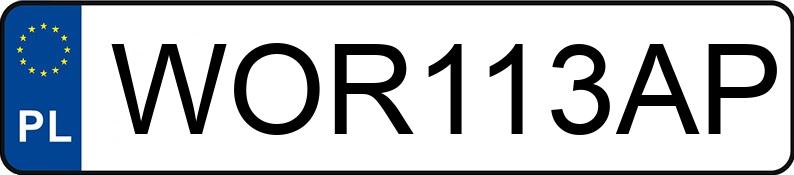 Numer rejestracyjny WOR 113AP posiada MARCEL LEGRAND L 23 - WOR113AP Numer rejestracyjny WOR 113AP posiada MARCEL LEGRAND L 23 - WOR113AP