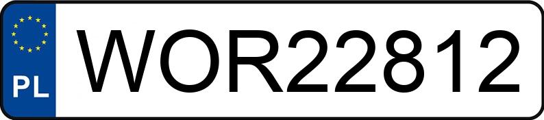 Numer rejestracyjny WOR 22812 posiada RENAULT Twingo 1.3 Twingo 1.3 - WOR22812