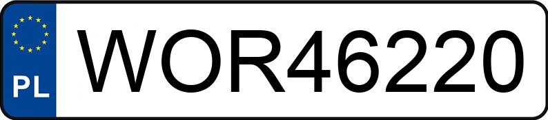 Numer rejestracyjny WOR 46220 posiada AUDI A6 2.0 TDI - WOR46220