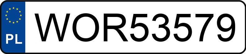 Numer rejestracyjny WOR 53579 posiada BMW 320 Diesel MR`04 E3 E90 320 Diesel MR`04 E3 E90 - WOR53579