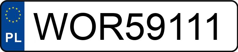 Numer rejestracyjny WOR 59111 posiada DAIMLERCHRYSLER E 320 - WOR59111