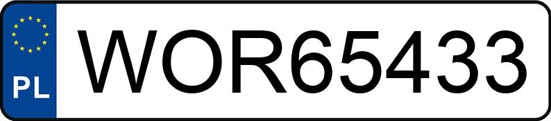 Numer rejestracyjny WOR 65433 posiada AUDI A6 Allroad TDI MR`06 E4 4F A6 Allroad TDI MR`06 E4 4F - WOR65433