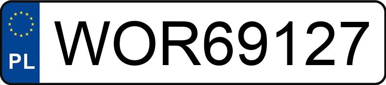 Numer rejestracyjny WOR 69127 posiada MERCEDES-BENZ E 320 - WOR69127