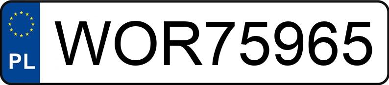 Numer rejestracyjny WOR 75965 posiada VOLVO XC 60 2.0 D3 DPF MR`09 E5 R-Design - WOR75965