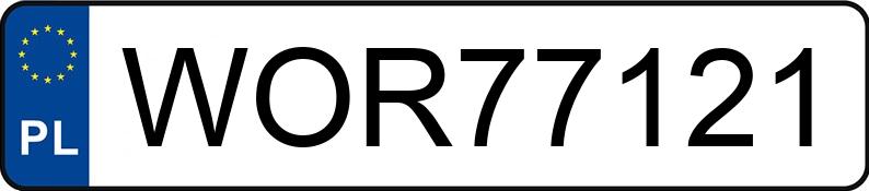 Numer rejestracyjny WOR 77121 posiada AUDI A4 2.0 TDi DPF MR`07 E4 B8 A4 2.0 TDi DPF MR`07 E4 B8 - WOR77121