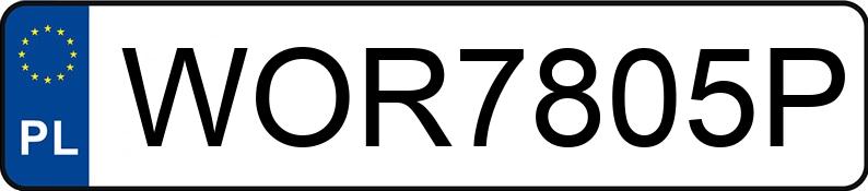 Numer rejestracyjny WOR 7805P posiada SCHMITZ CARGOBULL --- - WOR7805P