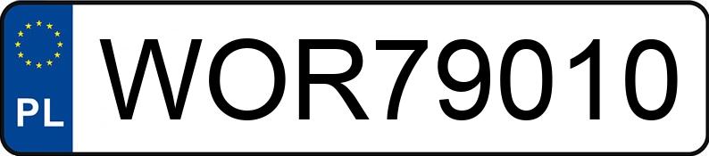 Numer rejestracyjny WOR 79010 posiada BMW 118 Diesel MR`11 E5 F20/F21 118 Diesel MR`11 E5 F20/F21 - WOR79010