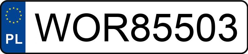 Numer rejestracyjny WOR 85503 posiada CITROEN C4 PICASSO - WOR85503