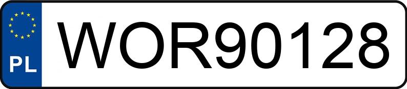 Numer rejestracyjny WOR 90128 posiada MERCEDES-BENZ 190 E - WOR90128