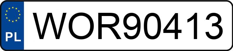 Numer rejestracyjny WOR 90413 posiada BMW 525D - WOR90413